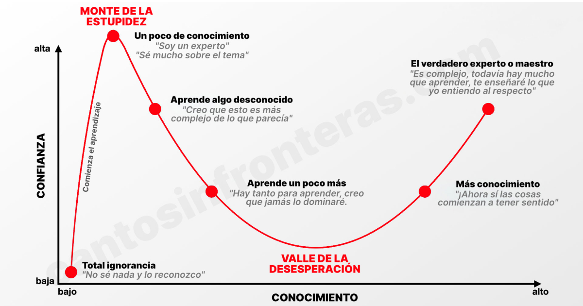 Cómo pasar de incompetente a experto
